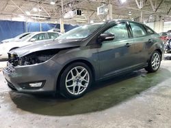 Salvage cars for sale at Woodhaven, MI auction: 2015 Ford Focus SE