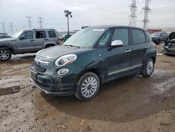 Salvage cars for sale at Elgin, IL auction: 2015 Fiat 500L Lounge