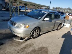 Toyota salvage cars for sale: 2003 Toyota Corolla CE