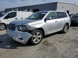 Salvage cars for sale at Jacksonville, FL auction: 2008 Toyota Highlander Limited