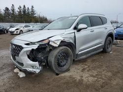 Salvage cars for sale at Bowmanville, ON auction: 2019 Hyundai Santa FE SEL