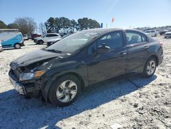 Salvage cars for sale at Loganville, GA auction: 2015 Honda Civic LX