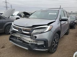 Salvage cars for sale at Elgin, IL auction: 2019 Honda Pilot Elite