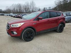 Salvage cars for sale at Hurricane, WV auction: 2017 Ford Escape SE