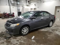 Vehiculos salvage en venta de Copart Elmsdale, NS: 2013 Toyota Corolla Base