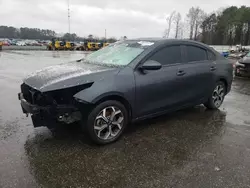 Salvage cars for sale at Dunn, NC auction: 2021 KIA Forte FE