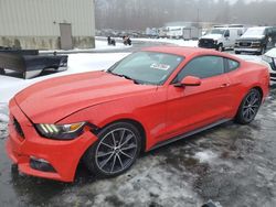 Salvage cars for sale at Exeter, RI auction: 2016 Ford Mustang