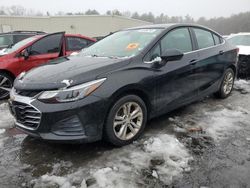 Salvage cars for sale at Exeter, RI auction: 2019 Chevrolet Cruze LT