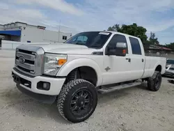 Salvage cars for sale at Opa Locka, FL auction: 2015 Ford F350 Super Duty