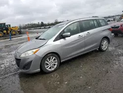 Salvage cars for sale at Lumberton, NC auction: 2012 Mazda 5