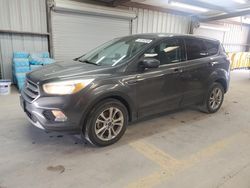 Salvage cars for sale at Temple, TX auction: 2017 Ford Escape SE