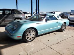 Salvage cars for sale at Phoenix, AZ auction: 2002 Ford Thunderbird