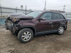 Salvage cars for sale at Chicago Heights, IL auction: 2011 KIA Sorento Base