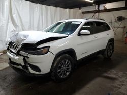 Salvage cars for sale from Copart Ebensburg, PA: 2019 Jeep Cherokee Latitude Plus