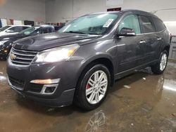 Salvage cars for sale at Elgin, IL auction: 2014 Chevrolet Traverse LT