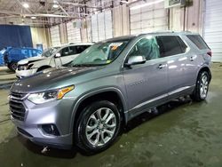 Salvage cars for sale at Woodhaven, MI auction: 2021 Chevrolet Traverse Premier