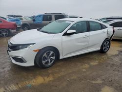 Honda salvage cars for sale: 2021 Honda Civic LX