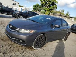 Honda salvage cars for sale: 2015 Honda Civic EXL