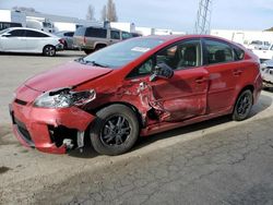 Salvage cars for sale at Hayward, CA auction: 2015 Toyota Prius