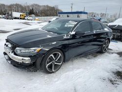 Honda Accord salvage cars for sale: 2018 Honda Accord Sport