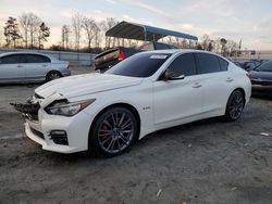 Infiniti salvage cars for sale: 2017 Infiniti Q50 RED Sport 400