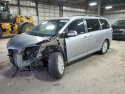 Salvage cars for sale at Des Moines, IA auction: 2014 Toyota Sienna XLE