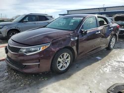 Salvage cars for sale at Wayland, MI auction: 2016 KIA Optima LX