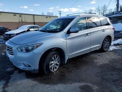 Salvage cars for sale at Marlboro, NY auction: 2014 Infiniti QX60