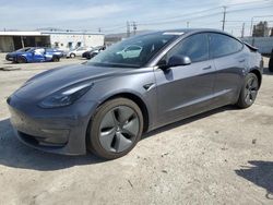 Salvage cars for sale at Sun Valley, CA auction: 2021 Tesla Model 3