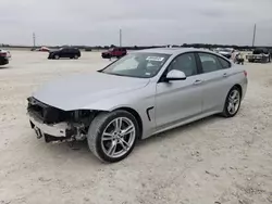 Salvage cars for sale at New Braunfels, TX auction: 2018 BMW 430I Gran Coupe