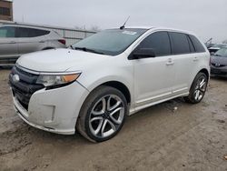 Salvage cars for sale at Kansas City, KS auction: 2014 Ford Edge Sport