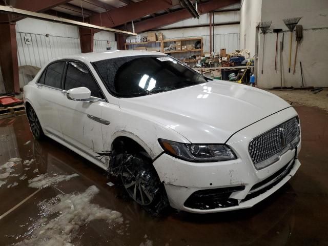 2017 Lincoln Continental Premiere