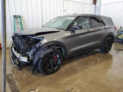 Salvage cars for sale at Franklin, WI auction: 2022 Ford Explorer ST