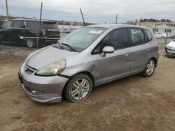 Salvage cars for sale at Laurel, MD auction: 2007 Honda FIT S