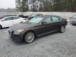 Salvage cars for sale at Fairburn, GA auction: 2017 Genesis G80 Base