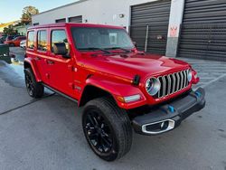 Jeep Vehiculos salvage en venta: 2024 Jeep Wrangler Sahara 4XE