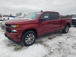 Salvage cars for sale at West Warren, MA auction: 2021 Chevrolet Silverado K1500 Custom