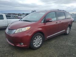 Salvage cars for sale at Antelope, CA auction: 2013 Toyota Sienna XLE