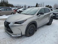 Salvage cars for sale from Copart Ontario Auction, ON: 2015 Lexus NX 200T