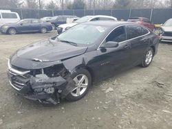 Salvage cars for sale at Waldorf, MD auction: 2022 Chevrolet Malibu LS