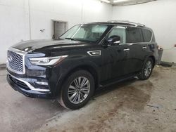 Salvage cars for sale at Madisonville, TN auction: 2021 Infiniti QX80 Luxe