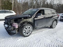 Salvage cars for sale from Copart Cookstown, ON: 2020 Toyota Highlander Limited