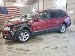 Salvage cars for sale at Columbia, MO auction: 2013 Subaru Outback 2.5I Premium