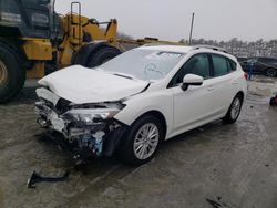 Salvage cars for sale at Windsor, NJ auction: 2018 Subaru Impreza Premium Plus