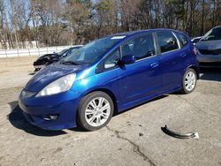 Salvage cars for sale at Austell, GA auction: 2009 Honda FIT Sport