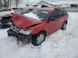 Salvage cars for sale at Central Square, NY auction: 2018 Dodge Journey SE