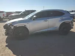 Salvage cars for sale at Andrews, TX auction: 2017 Lexus NX 200T Base