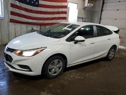 Salvage cars for sale at Lyman, ME auction: 2018 Chevrolet Cruze LS