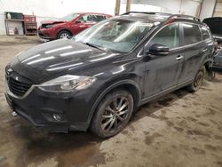 Salvage cars for sale at Ham Lake, MN auction: 2015 Mazda CX-9 Grand Touring