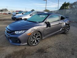 Salvage cars for sale at San Diego, CA auction: 2017 Honda Civic SI